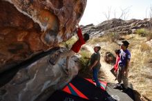 Bouldering in Hueco Tanks on 12/26/2019 with Blue Lizard Climbing and Yoga

Filename: SRM_20191226_1132200.jpg
Aperture: f/8.0
Shutter Speed: 1/500
Body: Canon EOS-1D Mark II
Lens: Canon EF 16-35mm f/2.8 L