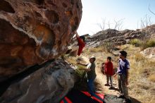 Bouldering in Hueco Tanks on 12/26/2019 with Blue Lizard Climbing and Yoga

Filename: SRM_20191226_1132300.jpg
Aperture: f/9.0
Shutter Speed: 1/500
Body: Canon EOS-1D Mark II
Lens: Canon EF 16-35mm f/2.8 L
