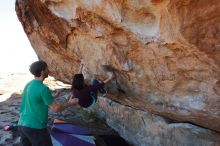 Bouldering in Hueco Tanks on 12/26/2019 with Blue Lizard Climbing and Yoga

Filename: SRM_20191226_1133340.jpg
Aperture: f/5.0
Shutter Speed: 1/500
Body: Canon EOS-1D Mark II
Lens: Canon EF 16-35mm f/2.8 L