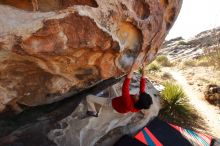 Bouldering in Hueco Tanks on 12/26/2019 with Blue Lizard Climbing and Yoga

Filename: SRM_20191226_1135260.jpg
Aperture: f/5.6
Shutter Speed: 1/500
Body: Canon EOS-1D Mark II
Lens: Canon EF 16-35mm f/2.8 L