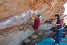 Bouldering in Hueco Tanks on 12/26/2019 with Blue Lizard Climbing and Yoga

Filename: SRM_20191226_1140020.jpg
Aperture: f/5.6
Shutter Speed: 1/320
Body: Canon EOS-1D Mark II
Lens: Canon EF 16-35mm f/2.8 L