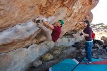 Bouldering in Hueco Tanks on 12/26/2019 with Blue Lizard Climbing and Yoga

Filename: SRM_20191226_1140040.jpg
Aperture: f/5.6
Shutter Speed: 1/320
Body: Canon EOS-1D Mark II
Lens: Canon EF 16-35mm f/2.8 L