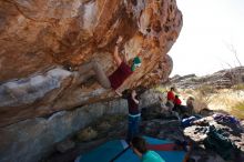 Bouldering in Hueco Tanks on 12/26/2019 with Blue Lizard Climbing and Yoga

Filename: SRM_20191226_1140130.jpg
Aperture: f/8.0
Shutter Speed: 1/320
Body: Canon EOS-1D Mark II
Lens: Canon EF 16-35mm f/2.8 L