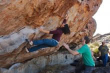 Bouldering in Hueco Tanks on 12/26/2019 with Blue Lizard Climbing and Yoga

Filename: SRM_20191226_1141370.jpg
Aperture: f/7.1
Shutter Speed: 1/320
Body: Canon EOS-1D Mark II
Lens: Canon EF 16-35mm f/2.8 L