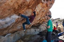 Bouldering in Hueco Tanks on 12/26/2019 with Blue Lizard Climbing and Yoga

Filename: SRM_20191226_1141410.jpg
Aperture: f/8.0
Shutter Speed: 1/320
Body: Canon EOS-1D Mark II
Lens: Canon EF 16-35mm f/2.8 L