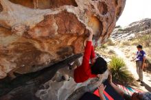 Bouldering in Hueco Tanks on 12/26/2019 with Blue Lizard Climbing and Yoga

Filename: SRM_20191226_1144490.jpg
Aperture: f/7.1
Shutter Speed: 1/320
Body: Canon EOS-1D Mark II
Lens: Canon EF 16-35mm f/2.8 L