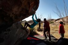Bouldering in Hueco Tanks on 12/26/2019 with Blue Lizard Climbing and Yoga

Filename: SRM_20191226_1150180.jpg
Aperture: f/14.0
Shutter Speed: 1/320
Body: Canon EOS-1D Mark II
Lens: Canon EF 16-35mm f/2.8 L