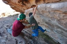 Bouldering in Hueco Tanks on 12/26/2019 with Blue Lizard Climbing and Yoga

Filename: SRM_20191226_1151270.jpg
Aperture: f/4.0
Shutter Speed: 1/320
Body: Canon EOS-1D Mark II
Lens: Canon EF 16-35mm f/2.8 L