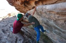 Bouldering in Hueco Tanks on 12/26/2019 with Blue Lizard Climbing and Yoga

Filename: SRM_20191226_1151280.jpg
Aperture: f/4.5
Shutter Speed: 1/320
Body: Canon EOS-1D Mark II
Lens: Canon EF 16-35mm f/2.8 L