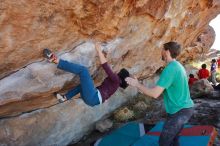 Bouldering in Hueco Tanks on 12/26/2019 with Blue Lizard Climbing and Yoga

Filename: SRM_20191226_1151530.jpg
Aperture: f/4.5
Shutter Speed: 1/320
Body: Canon EOS-1D Mark II
Lens: Canon EF 16-35mm f/2.8 L