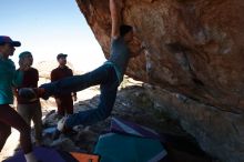 Bouldering in Hueco Tanks on 12/26/2019 with Blue Lizard Climbing and Yoga

Filename: SRM_20191226_1213000.jpg
Aperture: f/8.0
Shutter Speed: 1/320
Body: Canon EOS-1D Mark II
Lens: Canon EF 16-35mm f/2.8 L