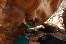 Bouldering in Hueco Tanks on 12/26/2019 with Blue Lizard Climbing and Yoga

Filename: SRM_20191226_1250370.jpg
Aperture: f/3.5
Shutter Speed: 1/250
Body: Canon EOS-1D Mark II
Lens: Canon EF 16-35mm f/2.8 L