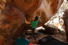 Bouldering in Hueco Tanks on 12/26/2019 with Blue Lizard Climbing and Yoga

Filename: SRM_20191226_1250390.jpg
Aperture: f/4.0
Shutter Speed: 1/250
Body: Canon EOS-1D Mark II
Lens: Canon EF 16-35mm f/2.8 L