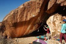 Bouldering in Hueco Tanks on 12/26/2019 with Blue Lizard Climbing and Yoga

Filename: SRM_20191226_1256580.jpg
Aperture: f/8.0
Shutter Speed: 1/250
Body: Canon EOS-1D Mark II
Lens: Canon EF 16-35mm f/2.8 L
