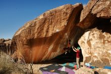 Bouldering in Hueco Tanks on 12/26/2019 with Blue Lizard Climbing and Yoga

Filename: SRM_20191226_1307080.jpg
Aperture: f/8.0
Shutter Speed: 1/250
Body: Canon EOS-1D Mark II
Lens: Canon EF 16-35mm f/2.8 L