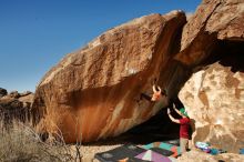 Bouldering in Hueco Tanks on 12/26/2019 with Blue Lizard Climbing and Yoga

Filename: SRM_20191226_1307400.jpg
Aperture: f/8.0
Shutter Speed: 1/250
Body: Canon EOS-1D Mark II
Lens: Canon EF 16-35mm f/2.8 L