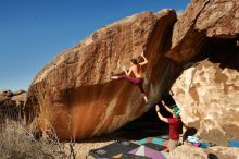 Bouldering in Hueco Tanks on 12/26/2019 with Blue Lizard Climbing and Yoga

Filename: SRM_20191226_1307570.jpg
Aperture: f/8.0
Shutter Speed: 1/250
Body: Canon EOS-1D Mark II
Lens: Canon EF 16-35mm f/2.8 L