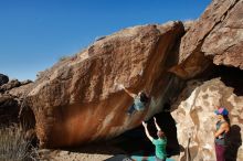 Bouldering in Hueco Tanks on 12/26/2019 with Blue Lizard Climbing and Yoga

Filename: SRM_20191226_1343420.jpg
Aperture: f/8.0
Shutter Speed: 1/250
Body: Canon EOS-1D Mark II
Lens: Canon EF 16-35mm f/2.8 L