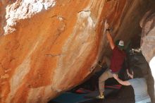 Bouldering in Hueco Tanks on 12/26/2019 with Blue Lizard Climbing and Yoga

Filename: SRM_20191226_1412160.jpg
Aperture: f/4.0
Shutter Speed: 1/400
Body: Canon EOS-1D Mark II
Lens: Canon EF 50mm f/1.8 II