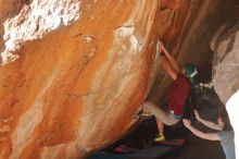 Bouldering in Hueco Tanks on 12/26/2019 with Blue Lizard Climbing and Yoga

Filename: SRM_20191226_1412190.jpg
Aperture: f/4.0
Shutter Speed: 1/400
Body: Canon EOS-1D Mark II
Lens: Canon EF 50mm f/1.8 II