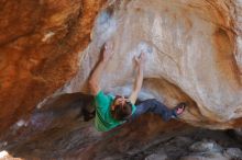 Bouldering in Hueco Tanks on 12/26/2019 with Blue Lizard Climbing and Yoga

Filename: SRM_20191226_1417410.jpg
Aperture: f/2.5
Shutter Speed: 1/320
Body: Canon EOS-1D Mark II
Lens: Canon EF 50mm f/1.8 II