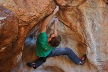 Bouldering in Hueco Tanks on 12/26/2019 with Blue Lizard Climbing and Yoga

Filename: SRM_20191226_1417570.jpg
Aperture: f/3.2
Shutter Speed: 1/320
Body: Canon EOS-1D Mark II
Lens: Canon EF 50mm f/1.8 II