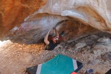 Bouldering in Hueco Tanks on 12/26/2019 with Blue Lizard Climbing and Yoga

Filename: SRM_20191226_1421410.jpg
Aperture: f/2.8
Shutter Speed: 1/250
Body: Canon EOS-1D Mark II
Lens: Canon EF 50mm f/1.8 II