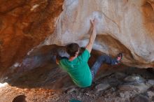 Bouldering in Hueco Tanks on 12/26/2019 with Blue Lizard Climbing and Yoga

Filename: SRM_20191226_1423530.jpg
Aperture: f/3.5
Shutter Speed: 1/250
Body: Canon EOS-1D Mark II
Lens: Canon EF 50mm f/1.8 II