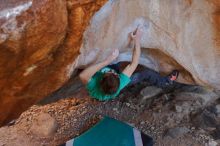 Bouldering in Hueco Tanks on 12/26/2019 with Blue Lizard Climbing and Yoga

Filename: SRM_20191226_1429410.jpg
Aperture: f/3.5
Shutter Speed: 1/250
Body: Canon EOS-1D Mark II
Lens: Canon EF 50mm f/1.8 II