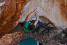 Bouldering in Hueco Tanks on 12/26/2019 with Blue Lizard Climbing and Yoga

Filename: SRM_20191226_1429411.jpg
Aperture: f/3.5
Shutter Speed: 1/250
Body: Canon EOS-1D Mark II
Lens: Canon EF 50mm f/1.8 II