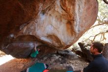 Bouldering in Hueco Tanks on 12/26/2019 with Blue Lizard Climbing and Yoga

Filename: SRM_20191226_1436160.jpg
Aperture: f/3.5
Shutter Speed: 1/250
Body: Canon EOS-1D Mark II
Lens: Canon EF 16-35mm f/2.8 L