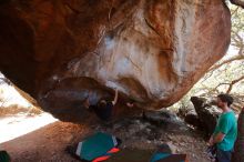 Bouldering in Hueco Tanks on 12/26/2019 with Blue Lizard Climbing and Yoga

Filename: SRM_20191226_1438250.jpg
Aperture: f/4.0
Shutter Speed: 1/250
Body: Canon EOS-1D Mark II
Lens: Canon EF 16-35mm f/2.8 L