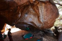 Bouldering in Hueco Tanks on 12/26/2019 with Blue Lizard Climbing and Yoga

Filename: SRM_20191226_1439280.jpg
Aperture: f/4.5
Shutter Speed: 1/250
Body: Canon EOS-1D Mark II
Lens: Canon EF 16-35mm f/2.8 L