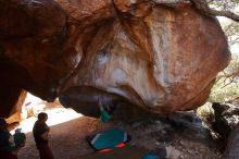 Bouldering in Hueco Tanks on 12/26/2019 with Blue Lizard Climbing and Yoga

Filename: SRM_20191226_1439340.jpg
Aperture: f/4.5
Shutter Speed: 1/250
Body: Canon EOS-1D Mark II
Lens: Canon EF 16-35mm f/2.8 L