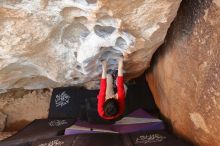 Bouldering in Hueco Tanks on 12/26/2019 with Blue Lizard Climbing and Yoga

Filename: SRM_20191226_1456490.jpg
Aperture: f/4.0
Shutter Speed: 1/250
Body: Canon EOS-1D Mark II
Lens: Canon EF 16-35mm f/2.8 L