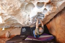Bouldering in Hueco Tanks on 12/26/2019 with Blue Lizard Climbing and Yoga

Filename: SRM_20191226_1500180.jpg
Aperture: f/3.5
Shutter Speed: 1/250
Body: Canon EOS-1D Mark II
Lens: Canon EF 16-35mm f/2.8 L