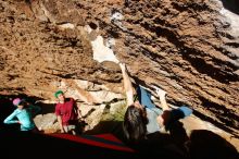 Bouldering in Hueco Tanks on 12/26/2019 with Blue Lizard Climbing and Yoga

Filename: SRM_20191226_1508130.jpg
Aperture: f/5.6
Shutter Speed: 1/400
Body: Canon EOS-1D Mark II
Lens: Canon EF 16-35mm f/2.8 L