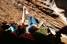 Bouldering in Hueco Tanks on 12/26/2019 with Blue Lizard Climbing and Yoga

Filename: SRM_20191226_1508190.jpg
Aperture: f/5.0
Shutter Speed: 1/400
Body: Canon EOS-1D Mark II
Lens: Canon EF 16-35mm f/2.8 L