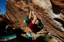 Bouldering in Hueco Tanks on 12/26/2019 with Blue Lizard Climbing and Yoga

Filename: SRM_20191226_1509560.jpg
Aperture: f/7.1
Shutter Speed: 1/500
Body: Canon EOS-1D Mark II
Lens: Canon EF 16-35mm f/2.8 L