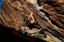 Bouldering in Hueco Tanks on 12/26/2019 with Blue Lizard Climbing and Yoga

Filename: SRM_20191226_1513230.jpg
Aperture: f/7.1
Shutter Speed: 1/500
Body: Canon EOS-1D Mark II
Lens: Canon EF 16-35mm f/2.8 L