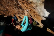 Bouldering in Hueco Tanks on 12/26/2019 with Blue Lizard Climbing and Yoga

Filename: SRM_20191226_1514580.jpg
Aperture: f/8.0
Shutter Speed: 1/500
Body: Canon EOS-1D Mark II
Lens: Canon EF 16-35mm f/2.8 L