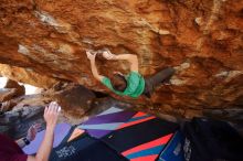 Bouldering in Hueco Tanks on 12/26/2019 with Blue Lizard Climbing and Yoga

Filename: SRM_20191226_1550520.jpg
Aperture: f/4.0
Shutter Speed: 1/250
Body: Canon EOS-1D Mark II
Lens: Canon EF 16-35mm f/2.8 L