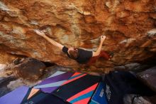 Bouldering in Hueco Tanks on 12/26/2019 with Blue Lizard Climbing and Yoga

Filename: SRM_20191226_1600150.jpg
Aperture: f/4.5
Shutter Speed: 1/250
Body: Canon EOS-1D Mark II
Lens: Canon EF 16-35mm f/2.8 L