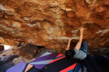 Bouldering in Hueco Tanks on 12/26/2019 with Blue Lizard Climbing and Yoga

Filename: SRM_20191226_1601330.jpg
Aperture: f/4.5
Shutter Speed: 1/250
Body: Canon EOS-1D Mark II
Lens: Canon EF 16-35mm f/2.8 L