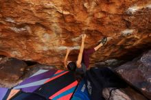 Bouldering in Hueco Tanks on 12/26/2019 with Blue Lizard Climbing and Yoga

Filename: SRM_20191226_1607070.jpg
Aperture: f/4.5
Shutter Speed: 1/250
Body: Canon EOS-1D Mark II
Lens: Canon EF 16-35mm f/2.8 L