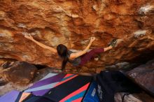 Bouldering in Hueco Tanks on 12/26/2019 with Blue Lizard Climbing and Yoga

Filename: SRM_20191226_1607080.jpg
Aperture: f/4.5
Shutter Speed: 1/250
Body: Canon EOS-1D Mark II
Lens: Canon EF 16-35mm f/2.8 L