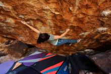 Bouldering in Hueco Tanks on 12/26/2019 with Blue Lizard Climbing and Yoga

Filename: SRM_20191226_1607380.jpg
Aperture: f/4.5
Shutter Speed: 1/250
Body: Canon EOS-1D Mark II
Lens: Canon EF 16-35mm f/2.8 L