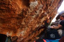 Bouldering in Hueco Tanks on 12/26/2019 with Blue Lizard Climbing and Yoga

Filename: SRM_20191226_1612510.jpg
Aperture: f/4.0
Shutter Speed: 1/250
Body: Canon EOS-1D Mark II
Lens: Canon EF 16-35mm f/2.8 L