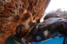 Bouldering in Hueco Tanks on 12/26/2019 with Blue Lizard Climbing and Yoga

Filename: SRM_20191226_1619270.jpg
Aperture: f/4.0
Shutter Speed: 1/250
Body: Canon EOS-1D Mark II
Lens: Canon EF 16-35mm f/2.8 L