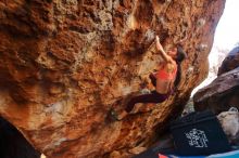 Bouldering in Hueco Tanks on 12/26/2019 with Blue Lizard Climbing and Yoga

Filename: SRM_20191226_1626370.jpg
Aperture: f/3.5
Shutter Speed: 1/250
Body: Canon EOS-1D Mark II
Lens: Canon EF 16-35mm f/2.8 L